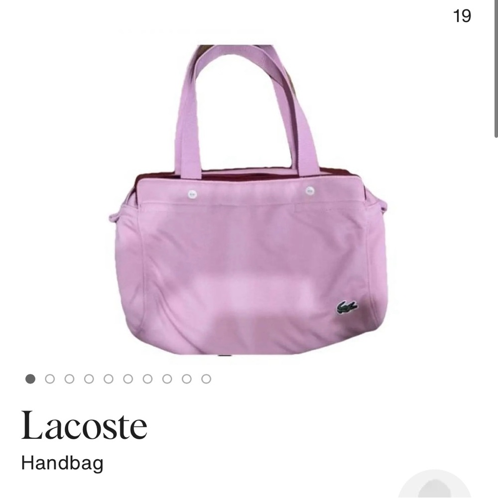 Lacoste Pink Women's Tote Bag